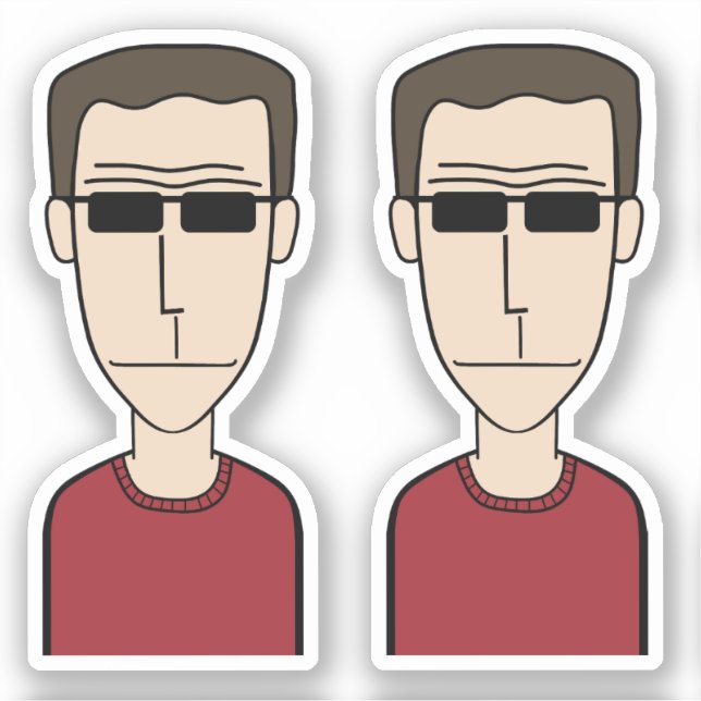 Adesivo Cara (Frente)