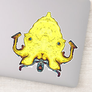 Adesivo Cara de deus monstro