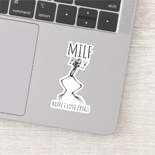 Adesivo Cara, eu amo sapos