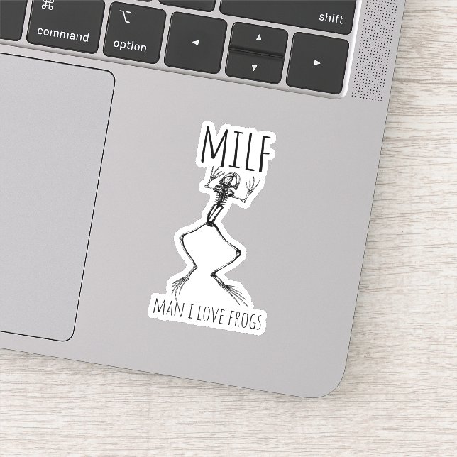 Adesivo Cara, eu amo sapos (Detalhe)