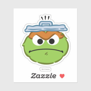 Adesivo Cara irritada de Oscar