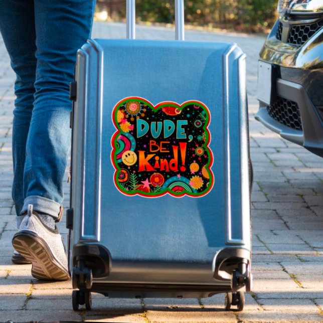 Adesivo Cara, Seja Bonito E Colorido (Criador carregado)