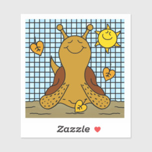 Adesivo Caracol-Cachorro-Sol E Mosaico-Folha Feliz Queda