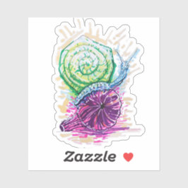 Adesivo Caracol na Fig