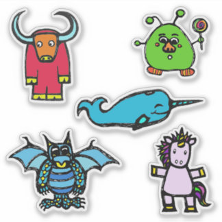 Adesivo Caracteres do "livro do alfabeto" (ADNUY)