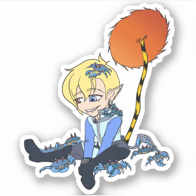 Adesivo Caranguejos Ocular (Frente)