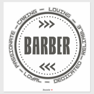 Adesivo Cargo de Barber Incrível
