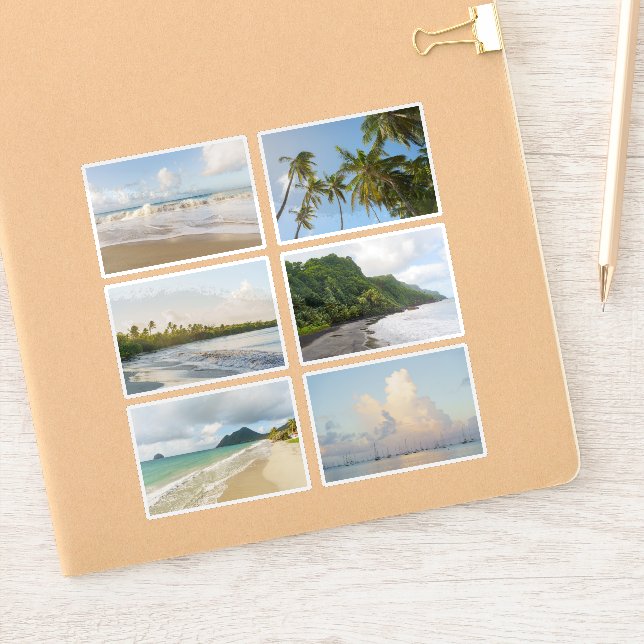 Adesivo Caribbean Dreams Tropical Beach Photo Stickers (Notebook)