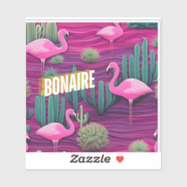 Adesivo Caribe de Índias Ocidentais do Paraíso Bonaire