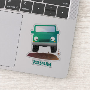 Adesivo Caricatura de veículos todo-o-terreno 4X4