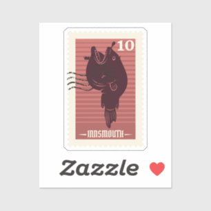 Adesivo Carimbo de Posto Innsmouth