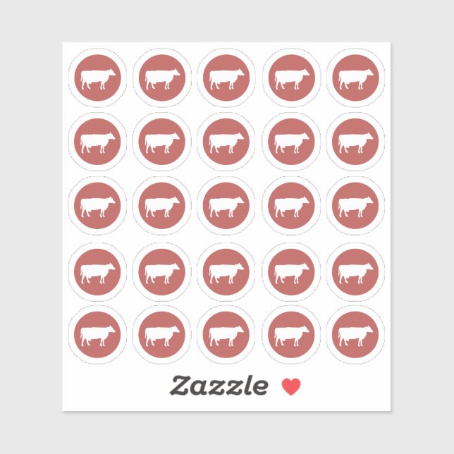 Adesivo Carne de Bovino (Folha)