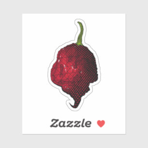 Adesivo Carolina Reaper Chili Pepper Sticker