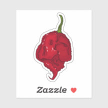 Carolina Reaper Chili Pepper Sticker