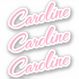 Adesivo Caroline Decorative Name (Nome decorativo da Carol