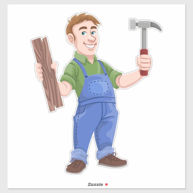 Adesivo carpinteiro-hummer-madeira-construção (Folha)