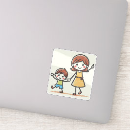 Adesivo Carregar presente personalizado de arte do garoto