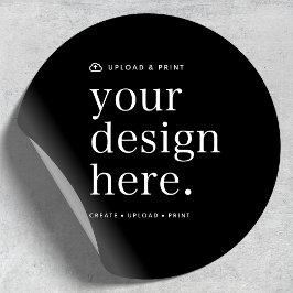 Adesivo Carregue Seu Design 1,5" Redondo