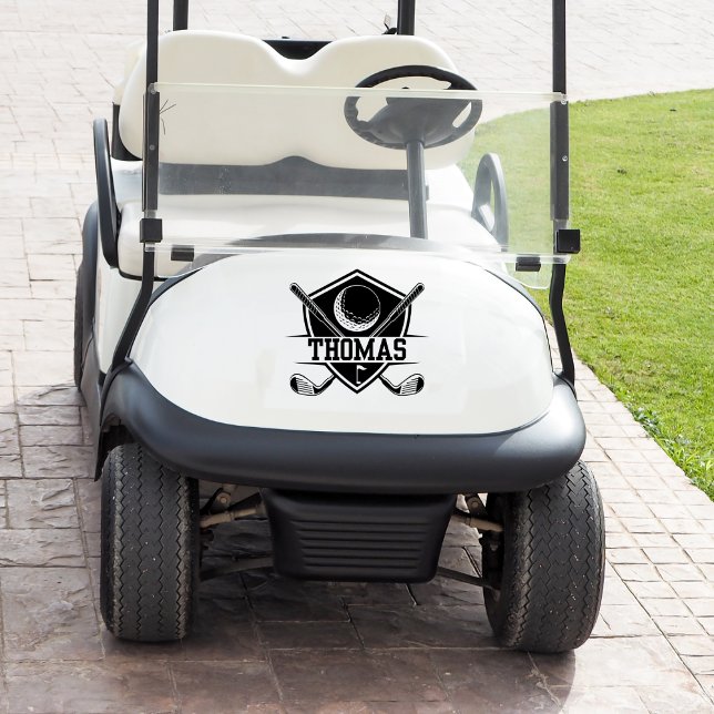 Adesivo Carrinho de Golfe Personalizado (Criador carregado)