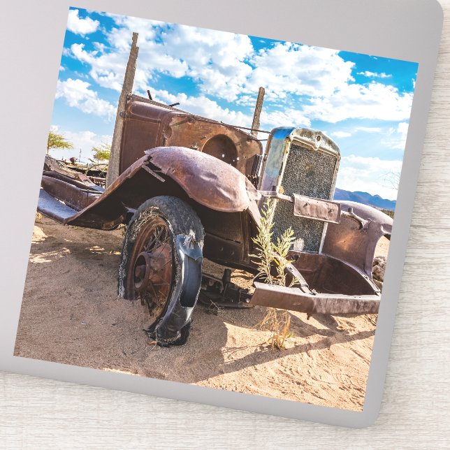 Adesivo Carro antigo e abandonado 3 em Solitaire, Namíbia (Detalhe)