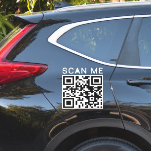 Adesivo Carro de pagamento do site de código QR personaliz
