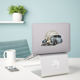 Adesivo Carro de retrato personalizado de ficção científic