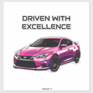 Adesivo Carro Elétrico com Salpicos de Cores Vibrantes