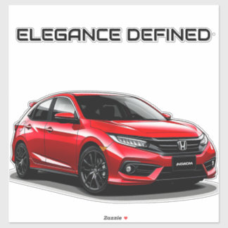 Adesivo Carro Esportivo com Cor Vibrante