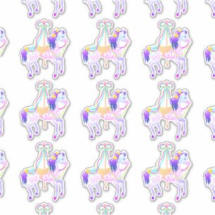 Adesivo Carrossel Horse (folha)