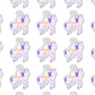 Adesivo Carrossel Pony (folha)