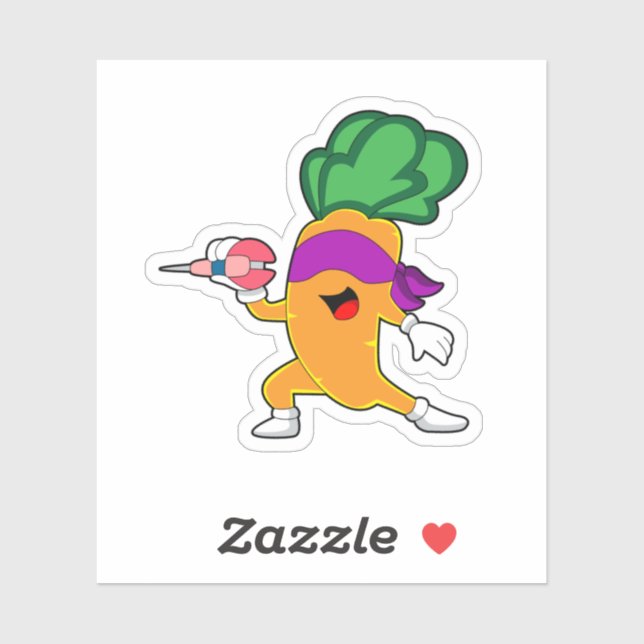 Adesivo Carrot Darts Dart (Folha)