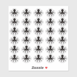 Adesivo Cartão de Escolha de Menu de Jantar de Oitopus Cas