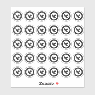 Adesivo Cartão de Local de Casamento sem Nozes Escolha de 