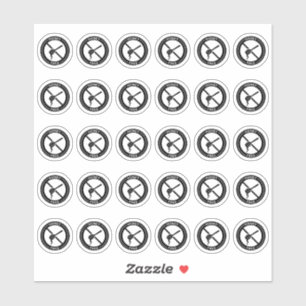 Adesivo Cartão de Mesa de Casamento sem Mel Mini Alergia A