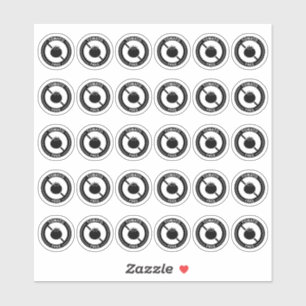 Adesivo Cartão de Mesa de Casamento Sem Tomate Mini Alergi