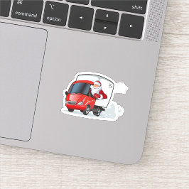 Adesivo Cartão de Natal de Saudação