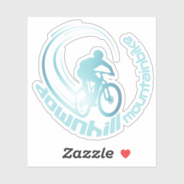 Adesivo Cartão-postal da bicicleta MTB de montanha da Mont