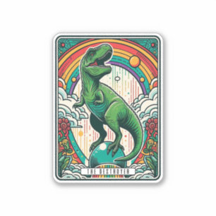 Adesivo Cartão T-Rex Tarot do Destroyer