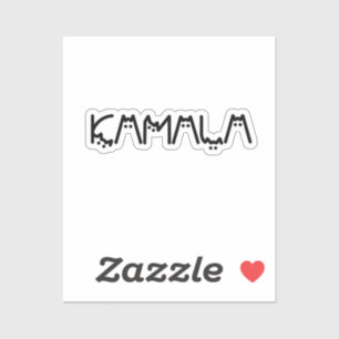 Adesivo Cartaz de dama do gato Kamala Harris