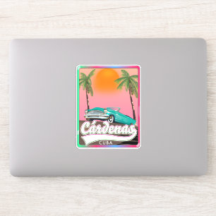 Adesivo Cartaz de viagem antigo de Cárdenas Cuba