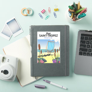 Adesivo Cartaz de viagem Saint-Tropez França