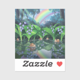 Adesivo Cartografia de caracinete arco-íris