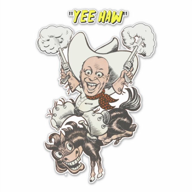 Adesivo Cartografia pistolas fotografadas a cavalo (Frente)