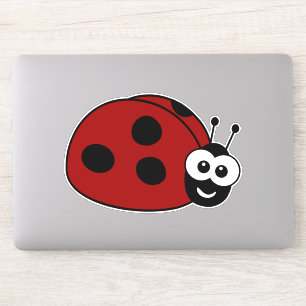 Adesivo Cartoon Bonito Ladybug
