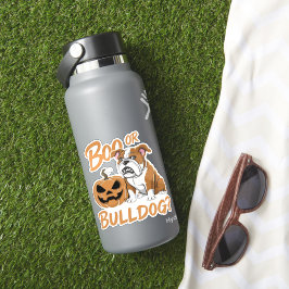 Adesivo Cartoon Bulldog Halloween: Pop Art