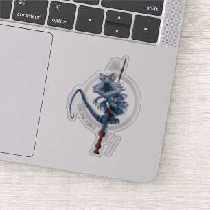 Adesivo Cartoon Chupacabra & Elder Wand