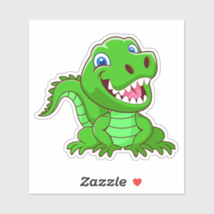 Adesivo Cartoon Crocodilo Sorridente-64836
