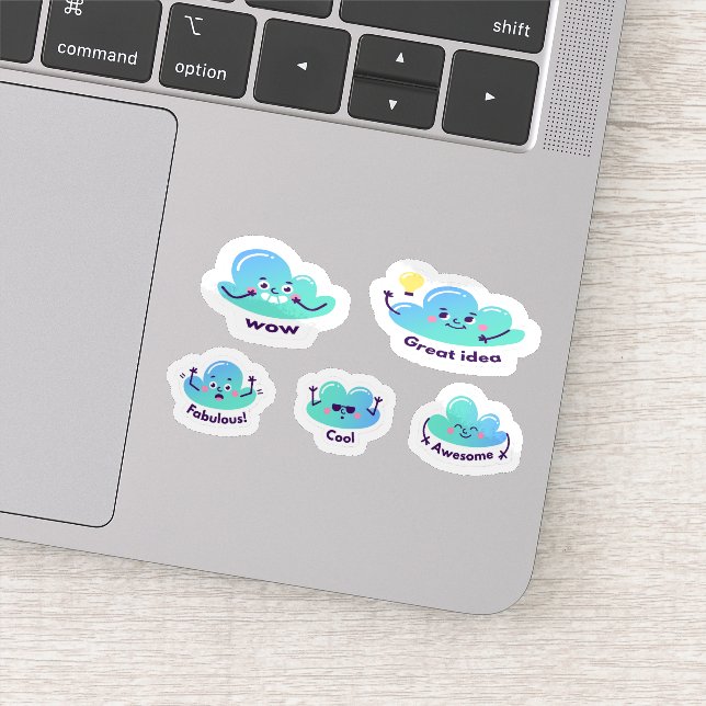 Adesivo Cartoon great job sticker set (Detalhe)