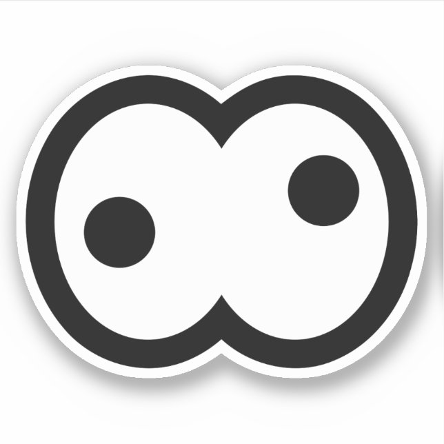 Adesivo Cartoon Louco Vinil (Frente)