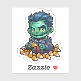 Adesivo Cartoon "Psychofriends" de Halloween